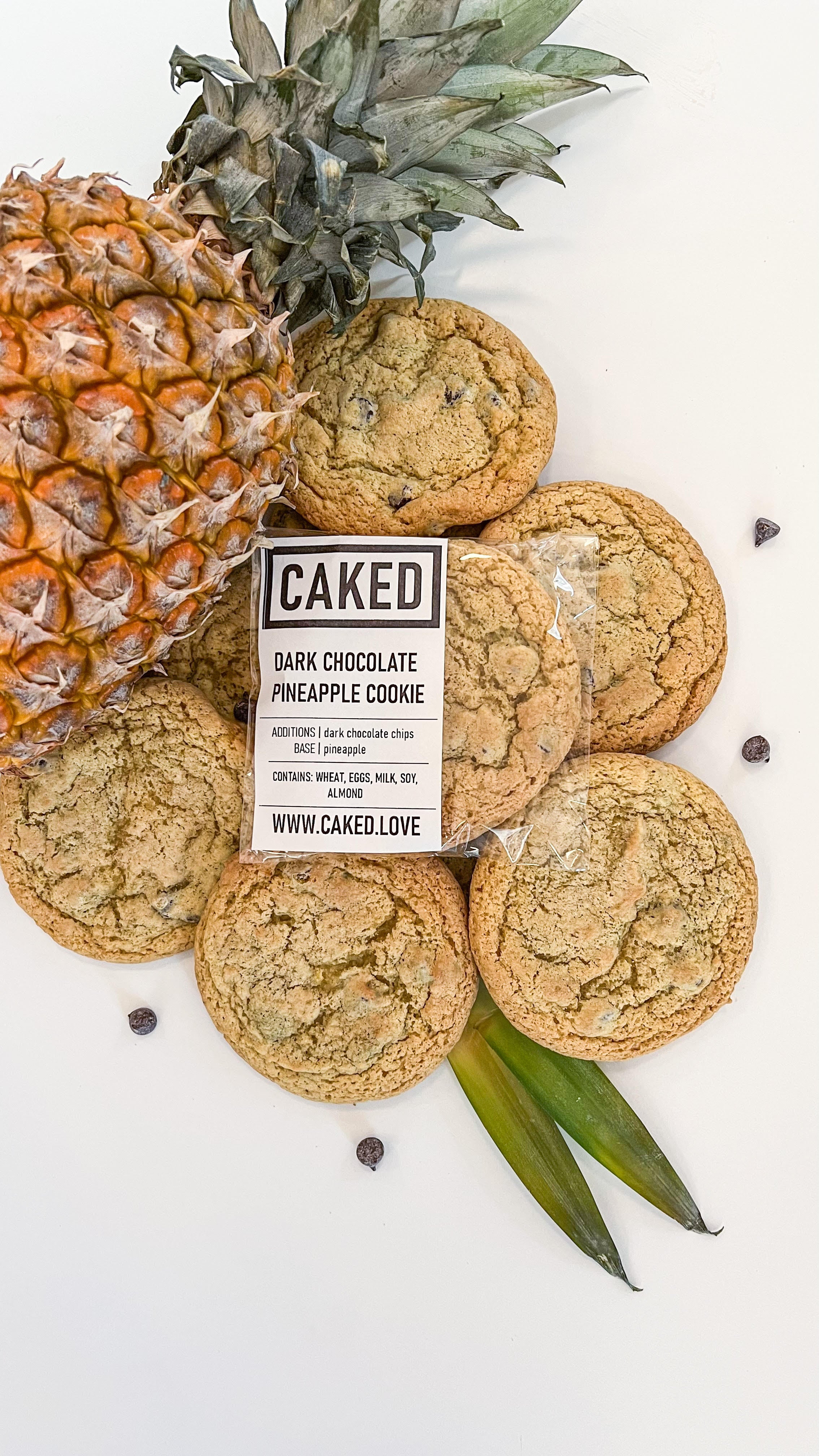Dark Chocolate Pineapple Cookie