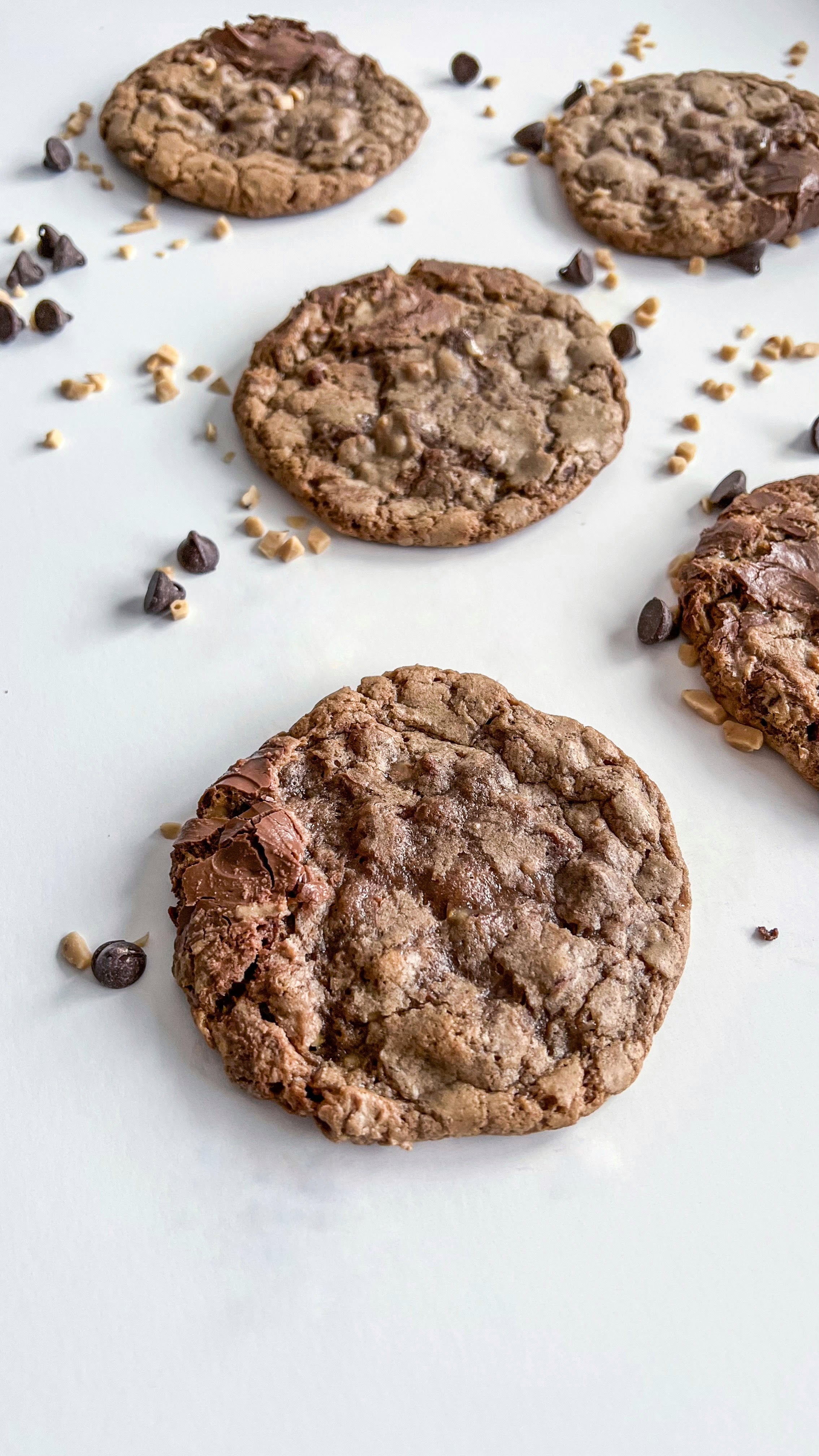 Toffee Hazelnut Chocolate Cookie