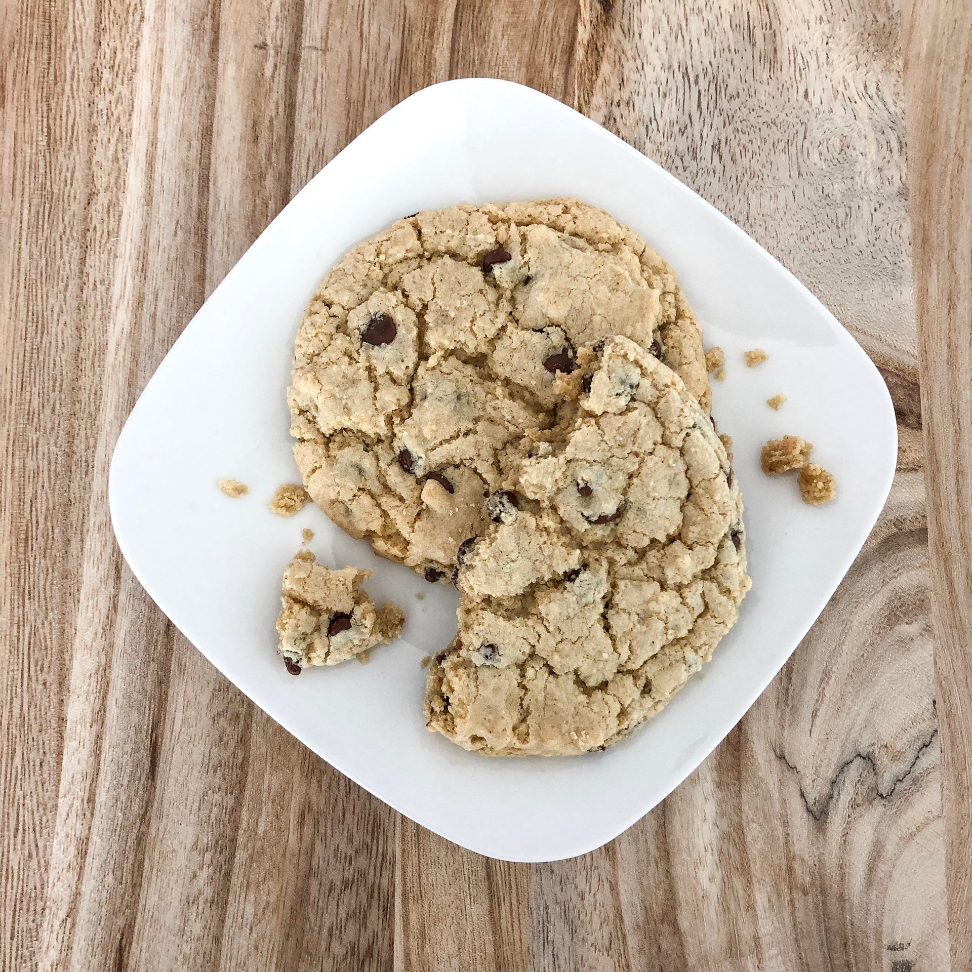 Vegan + Gluten Free Chocolate Chip Cookie